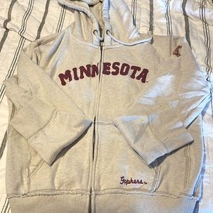 Minnesota Golden Gopher Zip Up Hoodie